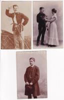 Rózsahegyi Kálmán színész - 6 db régi képeslap, dedikált is