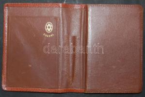 1941 Weisz Manfréd Művek Csepel reklámos bőr notesztartó naptárral