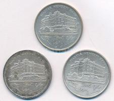 1992-1993. 200Ft Ag "MNB" (3db) T:XF,VF Adamo F13, F13.1