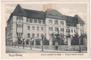 1940 Marosvásárhely, Targu Mures; Scoala normala de baieti / Tanítóképző intézet. Kiadja Révész Béla / teachers school + 1940 Marosvásárhely visszatért So. Stpl.