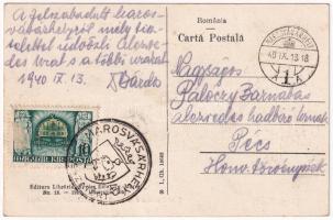 1940 Marosvásárhely, Targu Mures; Scoala normala de baieti / Tanítóképző intézet. Kiadja Révész Béla...