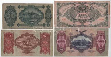 1944. 20p + 1930. 20p + 1932. 50p + 1930. 100p + 1945. 1000p + 1962. 10Ft +1980. 20Ft + 1957. 100Ft ...