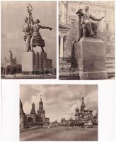 MOSZKVA - 48 db modern szovjet képeslap tokban / MOSCOW - 48 modern Soviet postcards in case