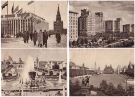 MOSZKVA - 48 db modern szovjet képeslap tokban / MOSCOW - 48 modern Soviet postcards in case
