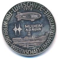Németország 1972. Zeppelin - A világ légiforgalmának úttörője jelzett Ag kétoldalas emlékérem (20,05g/999/35mm) T:1- (PP) patina Germany 1972. Zeppelin - Wegbereiter des Weltluftverkehrs / Luftschiffe - Für Werbung, Wissenschaft, Umweltkontrolle - Mülheim A.D. Ruhr hallmarked Ag commemorative medallion (20,05g/999/35mm) C:AU (PP) patina