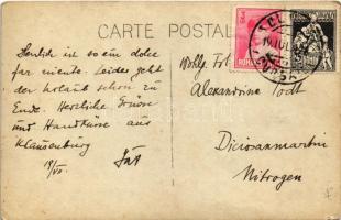 1928 Kolozsvár, Cluj; Colturi de vechiul Bastion / régi bástyák / old bastion towers. Berecky photo ...