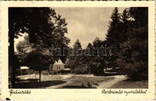 1940 Bódvarákó, park és nyaralók