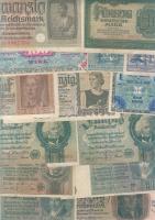 Német Birodalom 1898-tól 162 klf db bankjegy Rosenberg-katalógus szerint rendezve; alszámok, vízjel, nyomatkülönbségek, s még sok más szempont alapján, sok jobbal! T:II,II/III,III