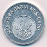 1986. MÉE ALBA REGIA NUM. CSOP. / 40 éves a forint - Székesfehérvár Al emlékérem (40mm) T:1- fo. Adamo SF6