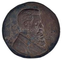 Izrael? DN "Herzl Tivadar" jelzett Ag lemezplakett (1,96g/800/42mm) T:2 patina
Israel? ND...