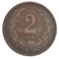1914KB 2f bronz Magyar Királyi Váltópénz T:1- patina Adamo K4