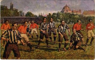 Foci meccs / Football match. B.K.W.I. 459-4. s: E. Ranzenhofer (fa)