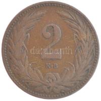1909KB 2f bronz Magyar Királyi Váltópénz T:2- patina, kis ü. Adamo K4
