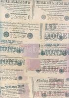 Német Birodalom 1904-től 131 klf db bankjegy Rosenberg-katalógus szerint rendezve; alszámok, vízjel,...