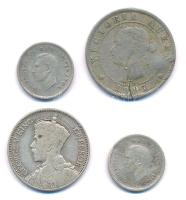 Jamaika 1897. 1/2p Ag + Dél-Rhodézia 1932. 1Sh Ag + Dél- Afrika 1938. 3p Ag T:2-,3 repedés Jamaica 1897. 1/2 Penny Ag + Sotuh Rhodesia 1932. 1 Shilling Ag + South Africa 1938. 3 Pence Ag C:VF,F cracked
