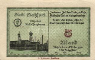 Német Birodalom/Császárság/Staßfurt 1918.10.1. 5M (31x) T:I,I-