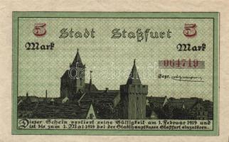 Német Birodalom/Császárság/Staßfurt 1918.10.1. 5M (31x) T:I,I-