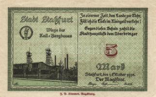 Német Birodalom/Császárság/Staßfurt 1918.10.1. 5M (31x) T:I,I-