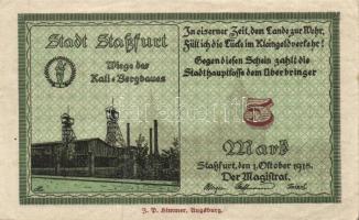 Német Birodalom/Császárság/Staßfurt 1918.10.1. 5M (31x) T:I,I-