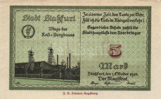 Német Birodalom/Császárság/Staßfurt 1918.10.1. 5M (31x) T:I,I-