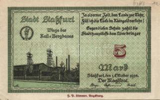 Német Birodalom/Császárság/Staßfurt 1918.10.1. 5M (31x) T:I,I-