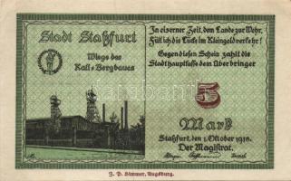 Német Birodalom/Császárság/Staßfurt 1918.10.1. 5M (31x) T:I,I-