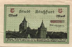 Német Birodalom/Császárság/Staßfurt 1918.10.1. 5M (31x) T:I,I-