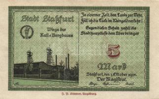 Német Birodalom/Császárság/Staßfurt 1918.10.1. 5M (31x) T:I,I-