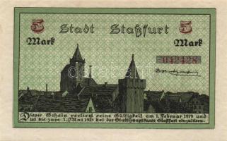 Német Birodalom/Császárság/Staßfurt 1918.10.1. 5M (31x) T:I,I-