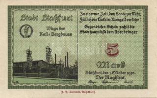 Német Birodalom/Császárság/Staßfurt 1918.10.1. 5M (31x) T:I,I-