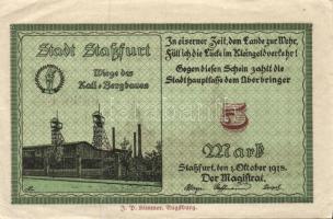 Német Birodalom/Császárság/Staßfurt 1918.10.1. 5M (31x) T:I,I-