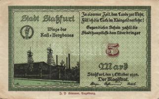 Német Birodalom/Császárság/Staßfurt 1918.10.1. 5M (31x) T:I,I-