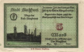 Német Birodalom/Császárság/Staßfurt 1918.10.1. 5M (31x) T:I,I-