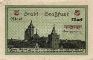 Német Birodalom/Császárság/Staßfurt 1918.10.1. 5M (31x) T:I,I-
