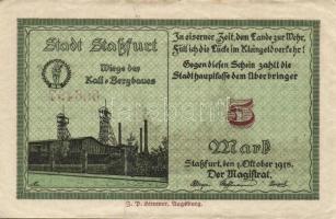 Német Birodalom/Császárság/Staßfurt 1918.10.1. 5M (31x) T:I,I-