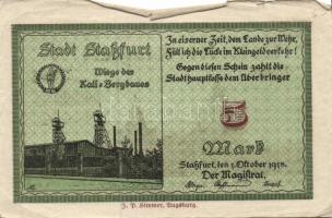 Német Birodalom/Császárság/Staßfurt 1918.10.1. 5M (31x) T:I,I-