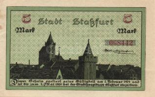 Német Birodalom/Császárság/Staßfurt 1918.10.1. 5M (3x) T:I,I-