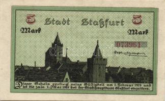 Német Birodalom/Császárság/Staßfurt 1918.10.1. 5M (3x) T:I,I-