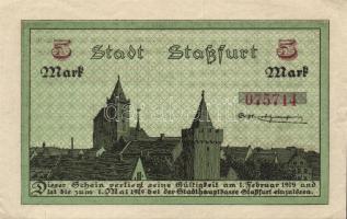 Német Birodalom/Császárság/Staßfurt 1918.10.1. 5M (3x) T:I,I-