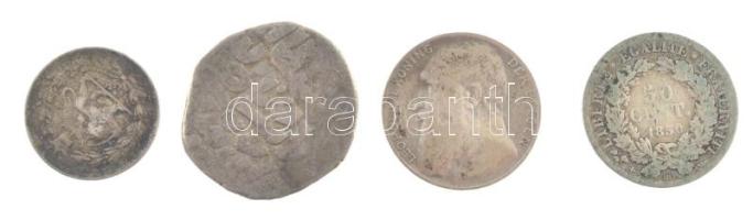 4xklf gyenge tartású európai és ázsiai Ag érme, közte Irán 1896-1903. Shahi Sefid T:2-,3
4xdiff Eur...