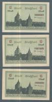 Német Birodalom/Császárság/Staßfurt 1918.10.1. 5M (3x) T:I,I-