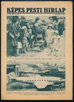 1938 Képes Pesti Hírlap 2 db száma, címlapon Erzsébet és Margit hercegnő