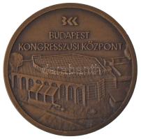1985. "Budapest Kongresszusi Központ Megnyitására" kétoldalas bronz emlékérem (42,5mm) T:1...
