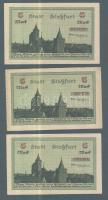 Német Birodalom/Császárság/Staßfurt 1918.10.1. 5M (3x) T:I,I-,II+