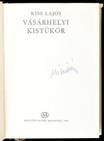 Kiss Lajos: Vásárhelyi kistükör. Bp., 1964., Magvető. Fekete-fehér fotókkal illusztrált. Kiadói egés...
