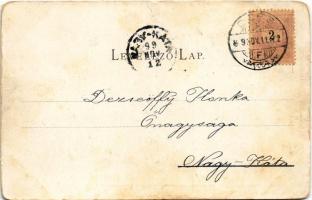 1899 (Vorläufer) Kővárfüred, Carbunari (Máramaros); Garbonáci gyógyfürdő / spa villa (kopott sarkak ...