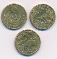 Ausztrália 1985-1988. 1D Al-Bronz "II. Erzsébet" (3xklf) T:1-,2
Australia 1985-1988. 1 Do...