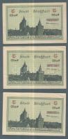 Német Birodalom/Császárság/Staßfurt 1918.10.1. 5M (3x) T:I-,II+