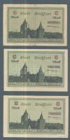 Német Birodalom/Császárság/Staßfurt 1918.10.1. 5M (5x) T:I-,II+,II,III