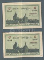 Német Birodalom/Császárság/Staßfurt 1918.10.1. 5M (5x) T:I-,II+,II,III